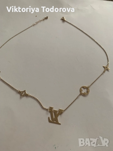 14К Златно колие Луис Вютон-Ново-116лв. гр.-СПЕШНО, снимка 1