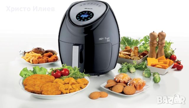 Голям фритюрник с горещ въздух Ariete 5.5L 1800W Air fryer XXL ЕЪР ФРАЙЪР, снимка 2 - Фритюрници - 45616121