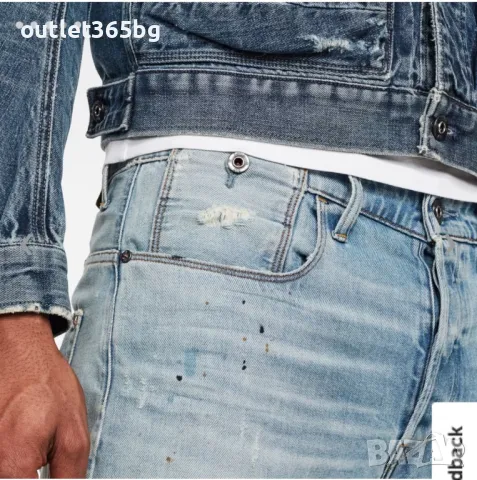 G-Star Raw - Type C 3D Straight Tapered 2.0 Jeans Оригинал Код 651, снимка 4 - Дънки - 48721958