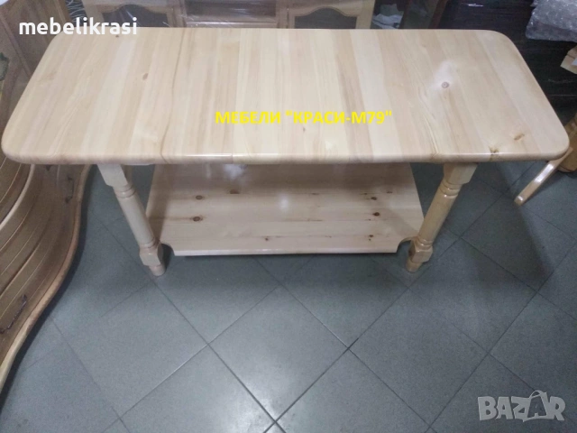 Маса холова с 2 плота-масив. Налична!, снимка 6 - Маси - 33290998