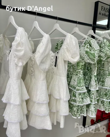 FOTEVA FASHION HOUSE кукленска рокля в бяло, снимка 5 - Рокли - 49958897