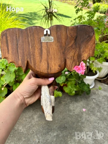 Слонска глава за стена от тиково дърво, снимка 4 - Декорация за дома - 50792048