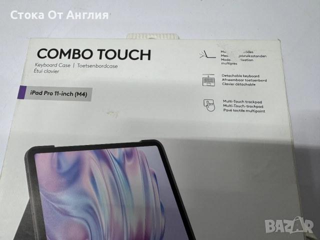 Клавиатура Logitech Combo Touch iPad Pro 11/ M4, снимка 7 - Слушалки за компютър - 53869666
