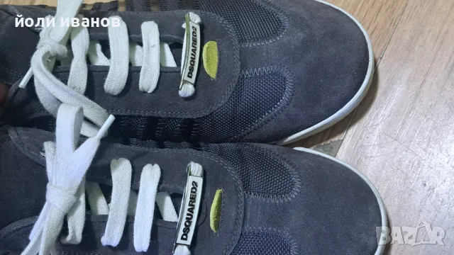 DSQUARED2-кожени маратонки-made in ITALY-оригинални 43 номер, снимка 11 - Маратонки - 50084284