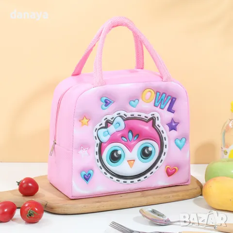 5904 Детска термо чанта с 3D принт, снимка 5 - Други - 50310795