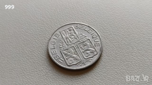 1 франк 1940 Белгия, снимка 2 - Нумизматика и бонистика - 45388355