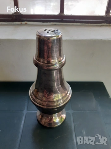 Уникална стара антикварна посребрена солница, снимка 4 - Антикварни и старинни предмети - 53296764