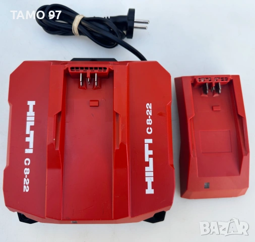 Hilti C 8-22 Nuron - Бързо и високоефективно зарядно с два вентилатора