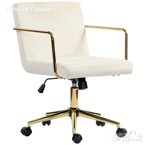 Офис стол на колелца HOMCOM , снимка 8 - Столове - 53641060