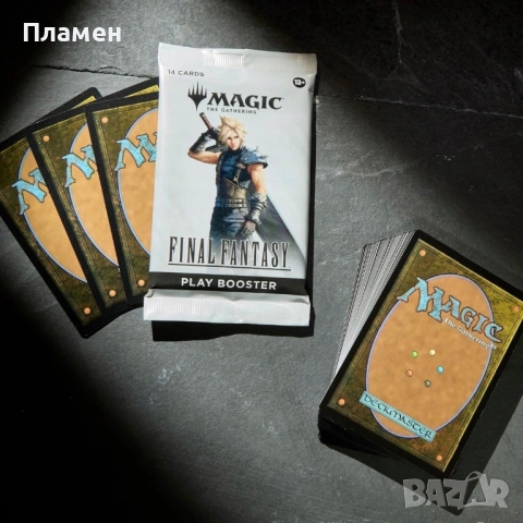 Magic The Gathering Final Fantasy Play Booster Box 30 пакета x 14 карти Ново, снимка 7 - Колекции - 53474371