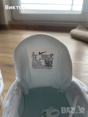 Nike Air Vapormax Triple White Оригинални, снимка 4 - Маратонки - 52360067
