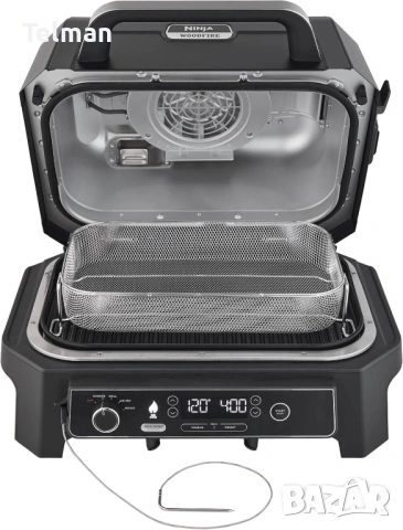 Грил NINJA OG850 Pro XL Woodfire, снимка 12 - Скари - 53809585