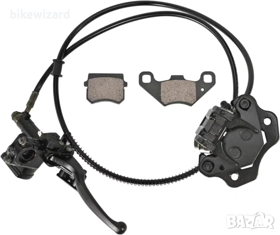 Хидравличен спирачен апарат Trkimal с накладки за китайски ATV 50cc до 125cc НОВА ЧЕТЕТЕ ОПИСАНИЕТО