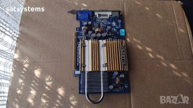 Видео карта NVidia GeForce Gigabyte NX7300 GT 256MB GDDR2 128bit PCI-E, снимка 6 - Видеокарти - 53863731
