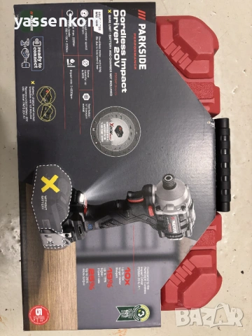 Parkside акумулаторен ударен винтоверт 20 V PDSSAP 20-Li C3