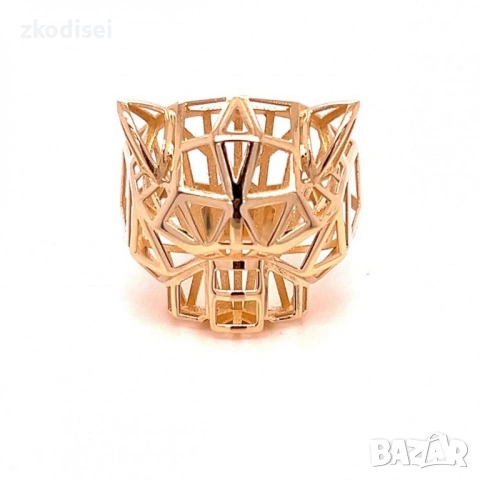 Златен дамски пръстен Cartier 7,05гр. размер:56 14кр. проба:585 модел:37758-5, снимка 2 - Пръстени - 54134035