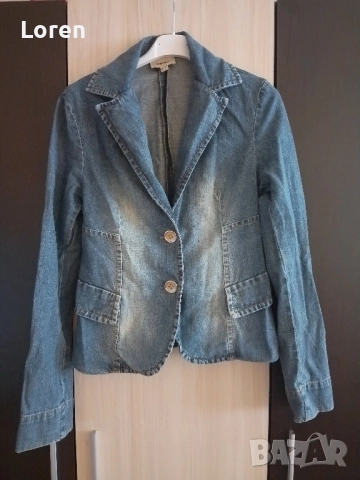 Отлично дънково яке, снимка 2 - Якета - 52637118