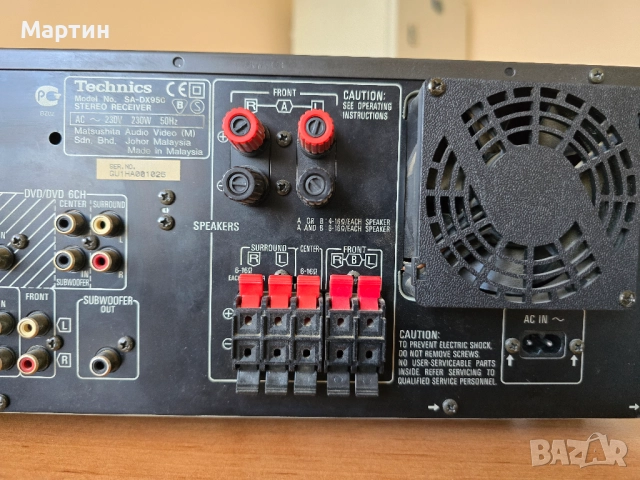 Technics SA-DX950, снимка 6 - Ресийвъри, усилватели, смесителни пултове - 52072487