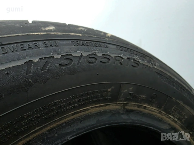 4бр летни гуми 175/65/15 DUNLOP L05180, снимка 6 - Гуми и джанти - 53868709