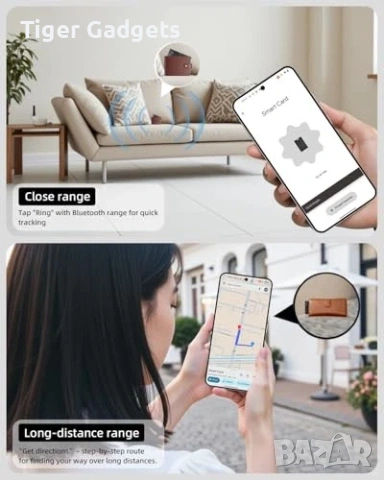 Смарт карта тракер за портфейл Android Google Find My IP68, снимка 4 - Друга електроника - 53982893