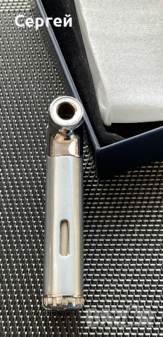 Запалка Colibri Pacific II Chrome за лула като ново, снимка 2 - Запалки - 53926336