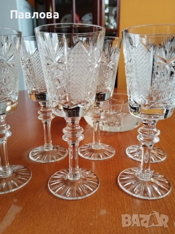 Кристален сервиз за вино,, Ропотамо " 