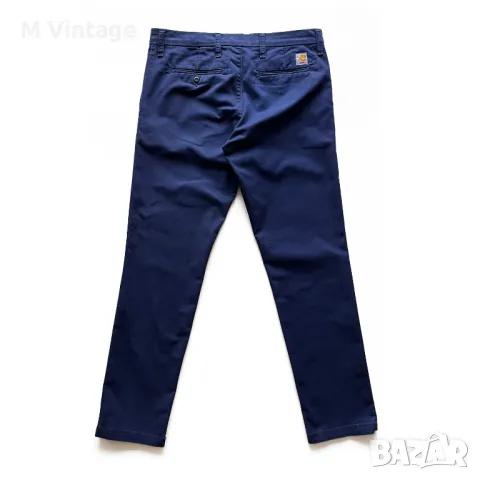 Панталони Carhartt WIP Sid Pant Dark Navy - 31, снимка 4 - Панталони - 48921879