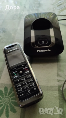 Домашен телефон Panasonic с подвижна слушалка, снимка 8 - Стационарни телефони и факсове - 51847041