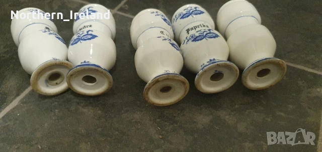 порцеланови солници, буркани син лук, снимка 9 - Антикварни и старинни предмети - 51053611