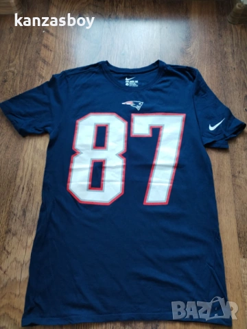 Nike new england patriot - страхотна мъжка тениска S , снимка 6 - Тениски - 53739171