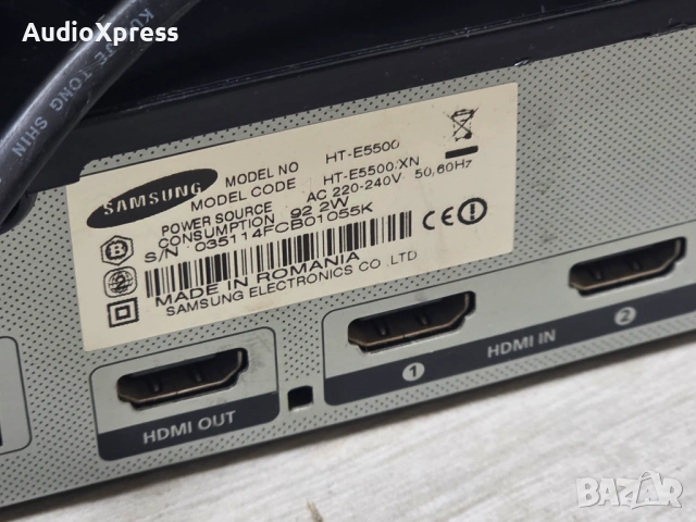 Домашно кино 🎬🔊 Samsung HT-E5500, снимка 5 - Ресийвъри, усилватели, смесителни пултове - 53458134