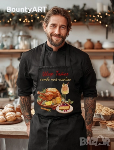 Персонализирана престилка за мъж, снимка 6 - Подаръци за имен ден - 52498077