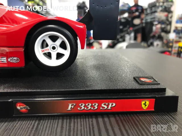 Чисто нова метална колекционерскнова количка FERRARI 1:18 F333 SP NEW, снимка 6 - Колекции - 46969908