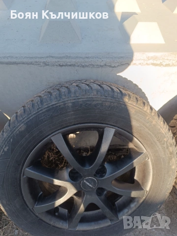 Гуми с джанти 195/60/15 4x114,3 включително и оригинални болтове, снимка 3 - Автомобили и джипове - 53822308