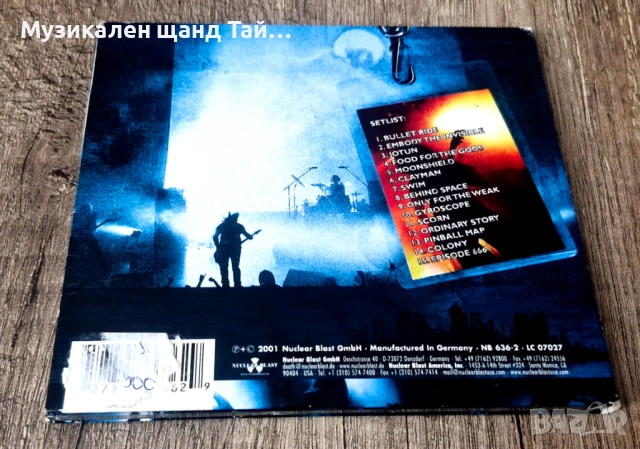 Компакт Дискове - Рок - Метъл: In Flames – The Tokyo Showdown - Live In Japan 2000 - CD Digipack, снимка 2 - CD дискове - 54206223
