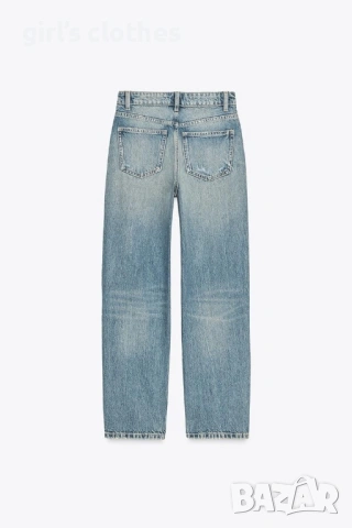 Дамски дънки с висока талия Zara, снимка 4 - Дънки - 54192961