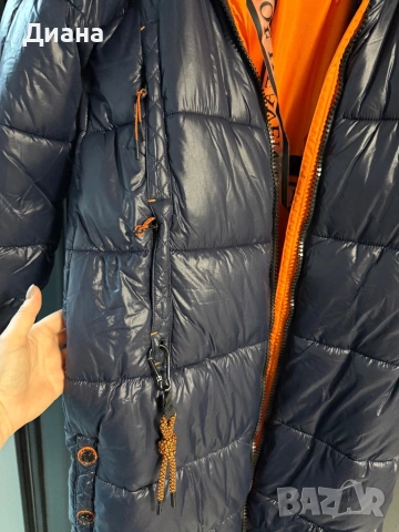 Топло зимно палто, снимка 5 - Якета - 53659563