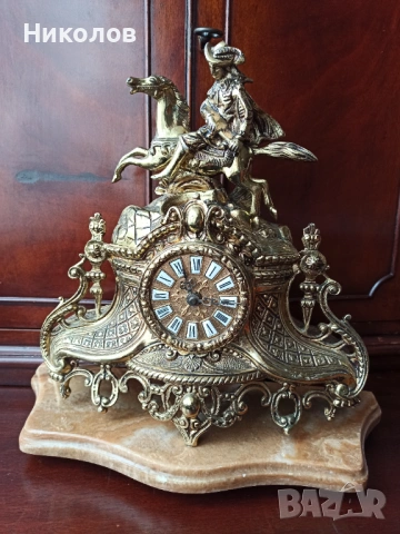 Каминен часовник, месинг