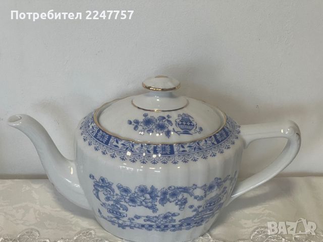 Чайник порцелан China Blau, снимка 2 - Антикварни и старинни предмети - 46432567