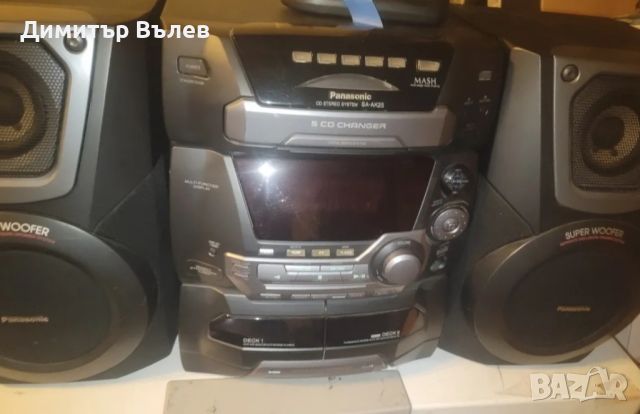 Аудио система, стерео уредба Panasonic SA-AK25 150 W вата, Bluetooth, USB . TF карта , AUX, снимка 2 - Аудиосистеми - 45373074