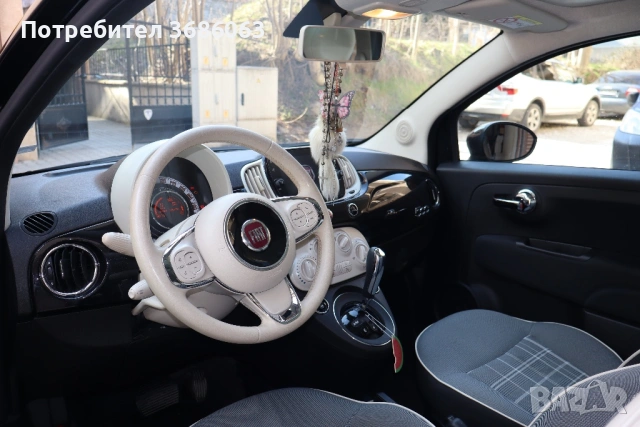 Fiat 500 Lounge декември 2020г(Автоматик) – 61 000 км, 1-ви собственик , снимка 10 - Автомобили и джипове - 53637717