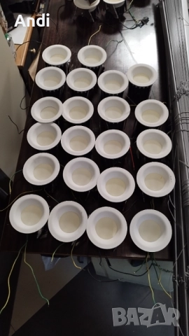 Лунички - лед лампи за таван illuxtron linea 75 HV 9W 300K, снимка 14 - Лед осветление - 52837845