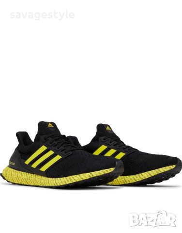 Мъжки маратонки ADIDAS Sportswear Ultraboost 5.0 Dna Running Shoes Black/Yellow, снимка 3 - Маратонки - 46321725