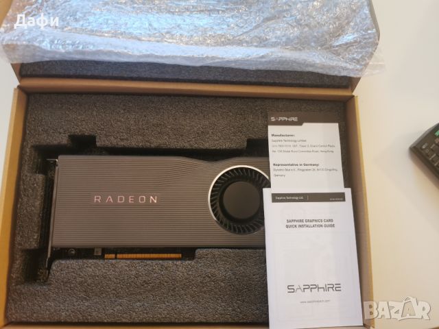 Видеокарта Sapphire Radeon AMD RX5700XT GDDR6 GPU, снимка 2 - Видеокарти - 46270119