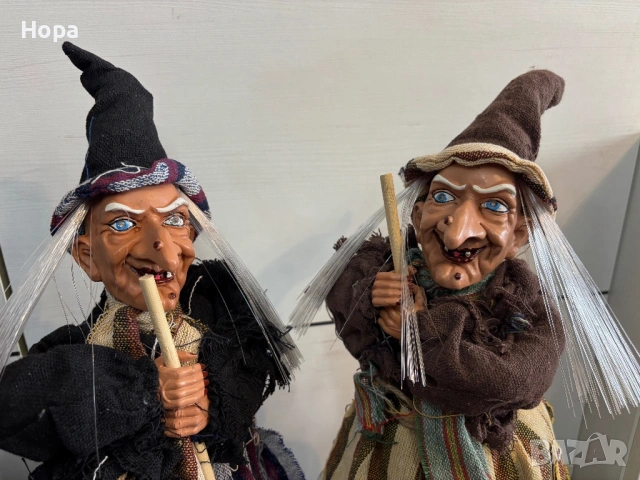 Настолна Баба Яга 55см., снимка 5 - Статуетки - 53267446