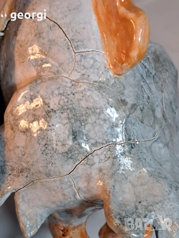 керамична скулптура кокошка уникат   32/5, снимка 9 - Декорация за дома - 53218078