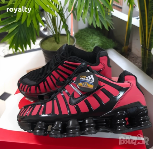Nike Shox TL Black & Red Thermoreactive, снимка 3 - Маратонки - 52422885