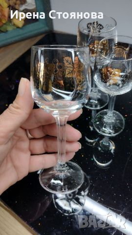 Комплект 6 чаши за ракия, кристалин Bohemia, снимка 12 - Чаши - 45700433