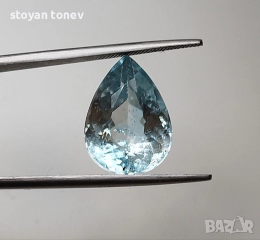 Аквамарин с форма капка и светло син цвят 8.40! Нов!, снимка 12 - Други - 51648495