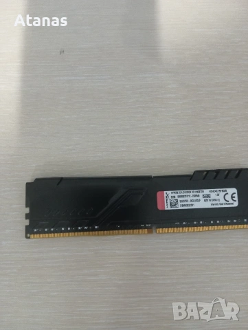 Рам Памет 8GB DDR4 2400mhz на HyperX Fury, снимка 2 - RAM памет - 54164664